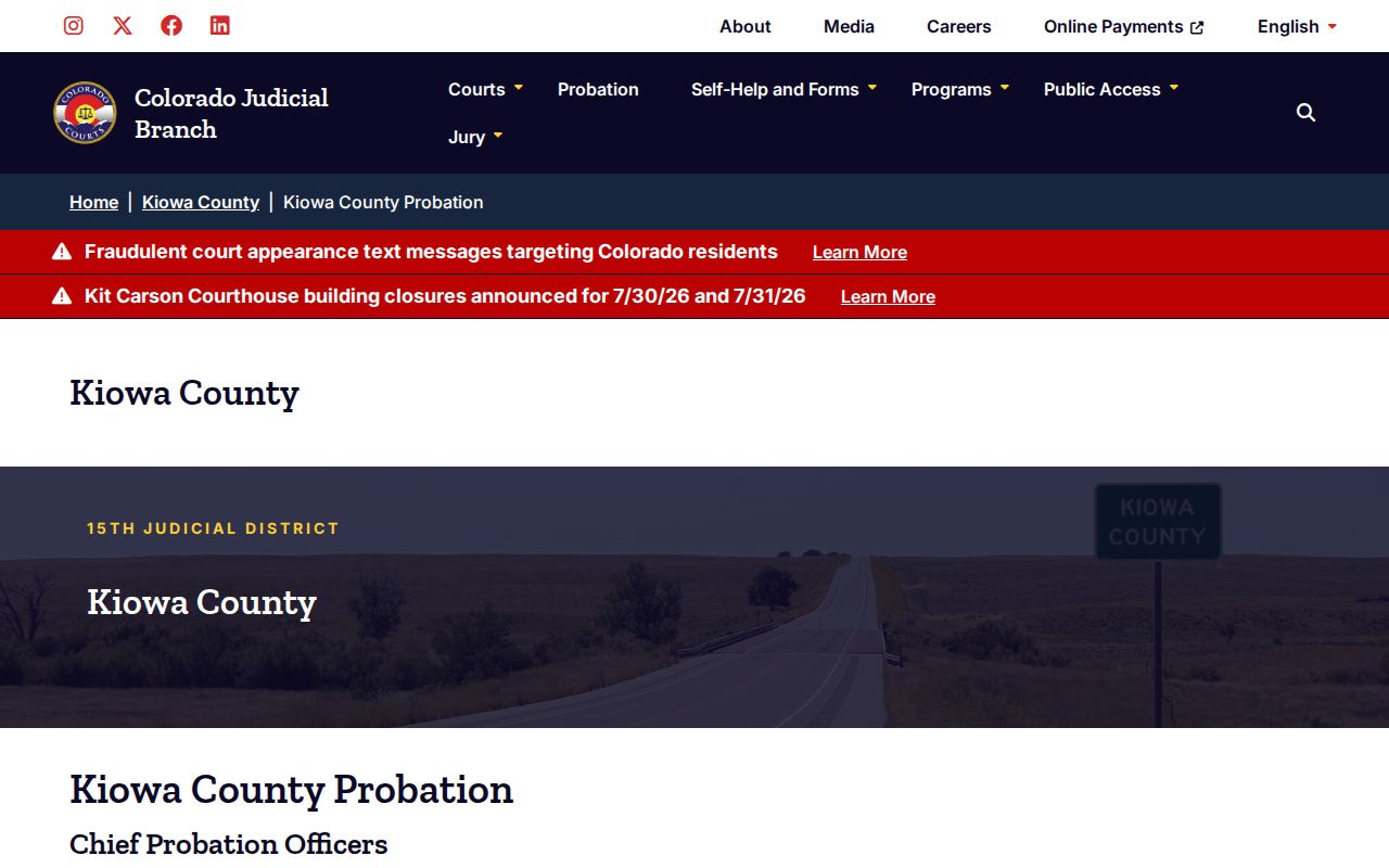 Kiowa County Probation source capture